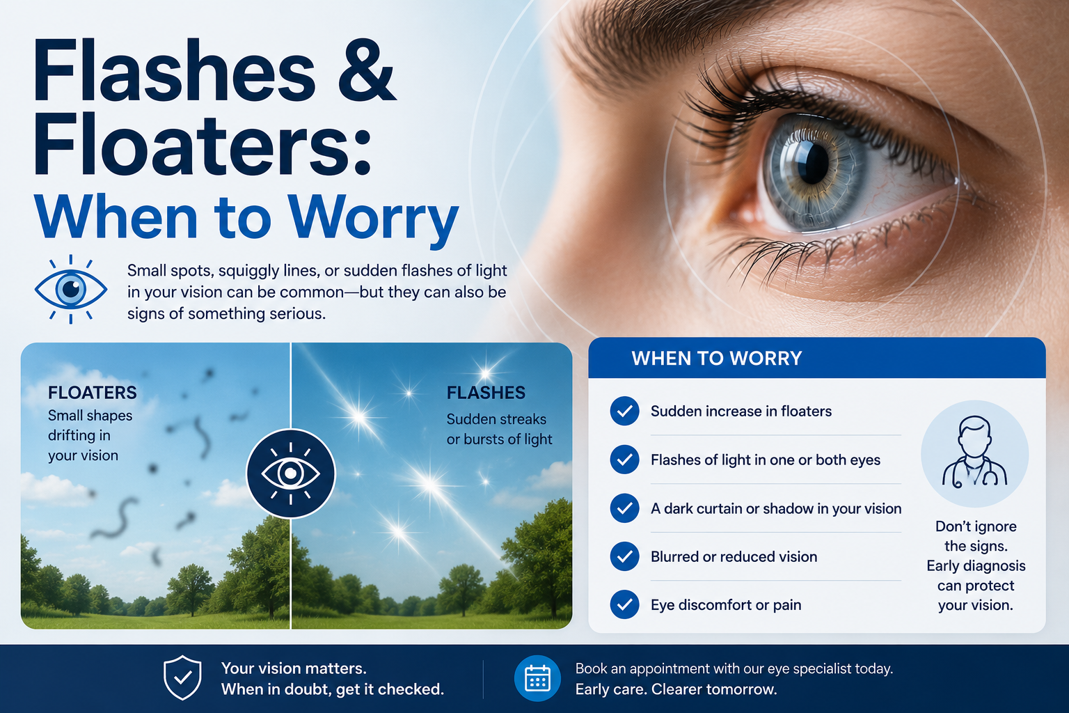 Flashes & Floaters Warning Signs